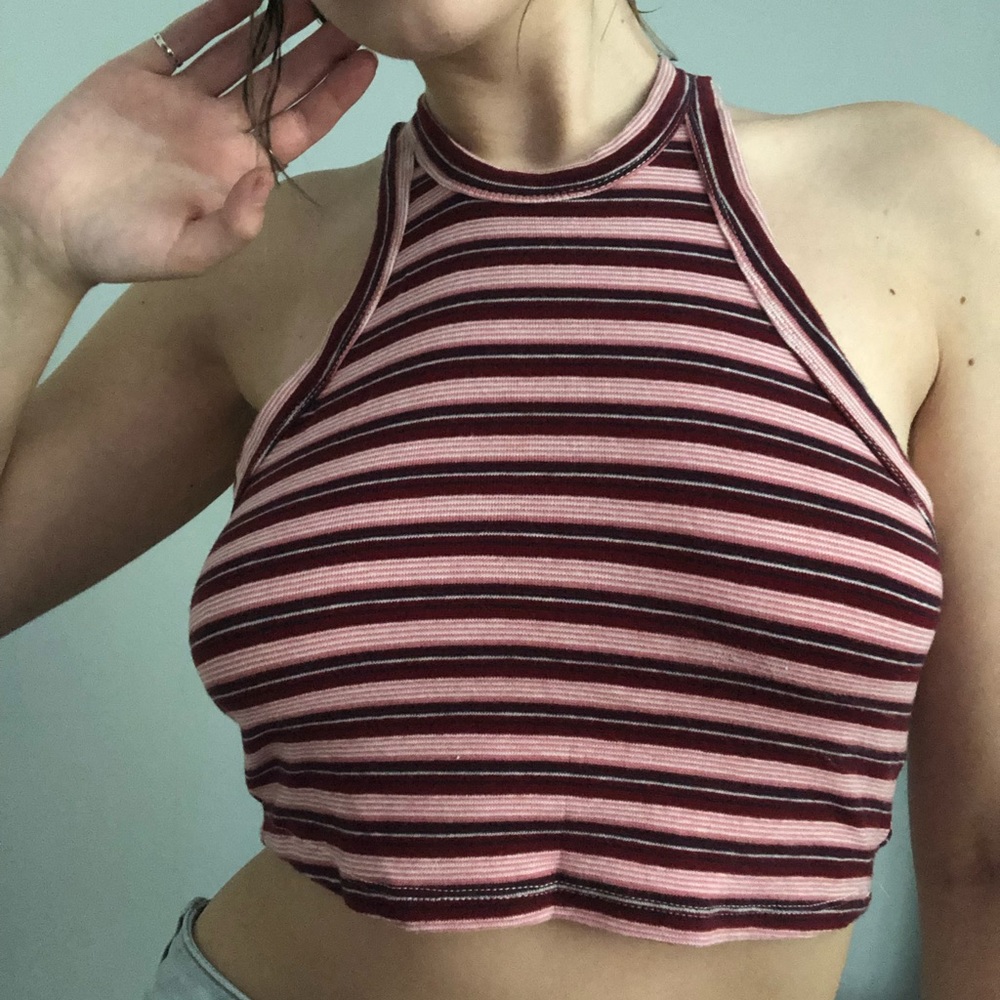 Striped Crop Top - Picture 4 of 4